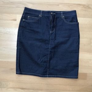 - Jean skirt